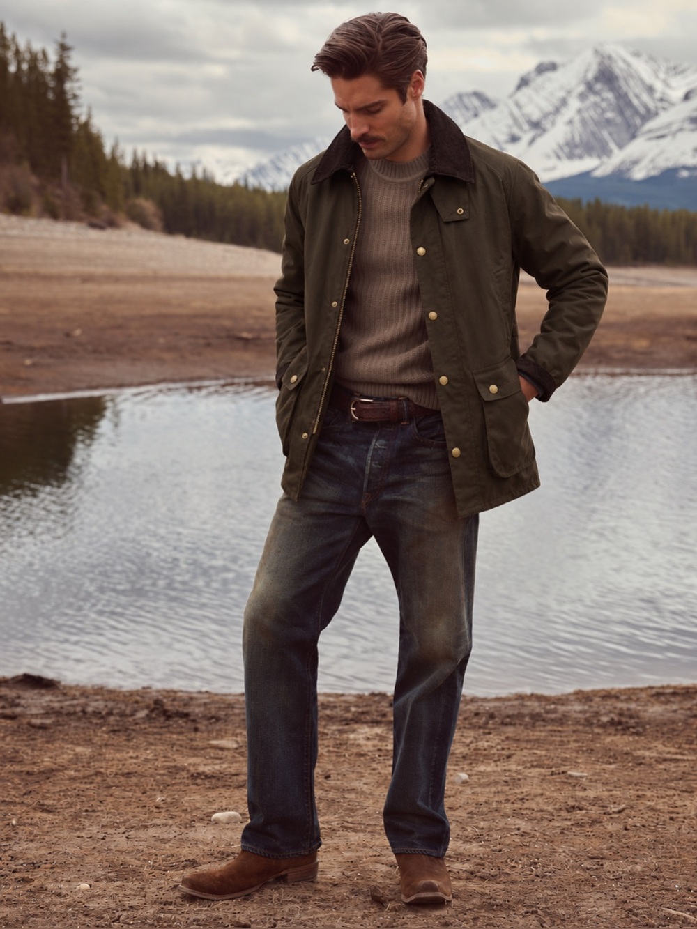 Barbour Ashby Waxed Jacket